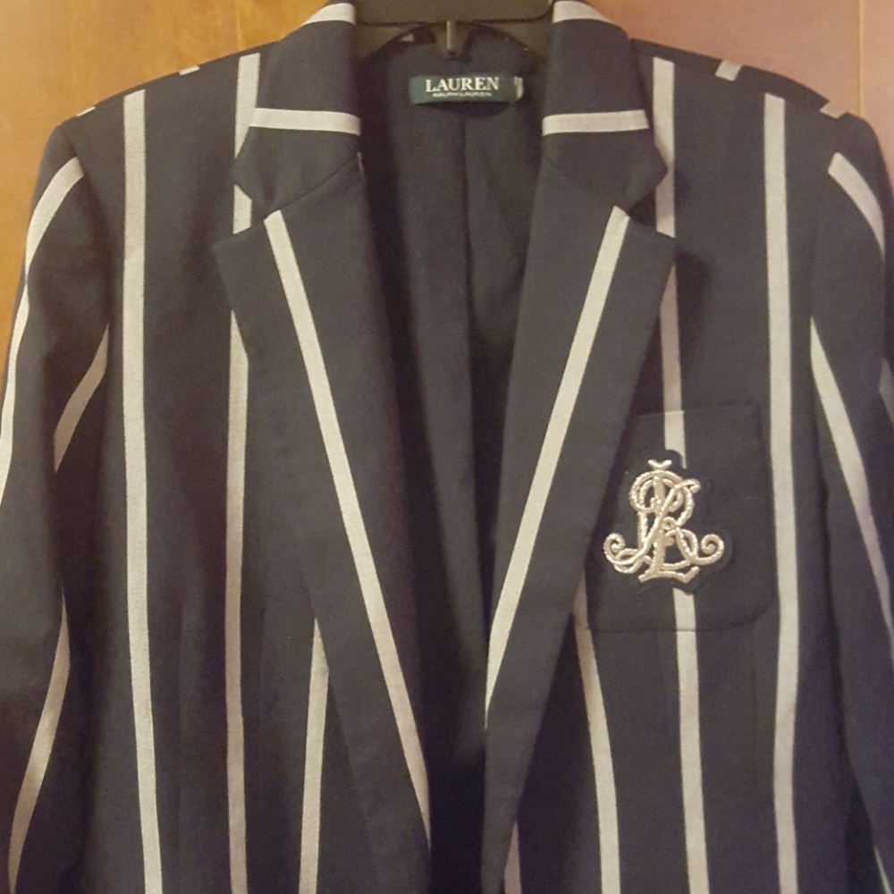 Lauren navy and grey blazer